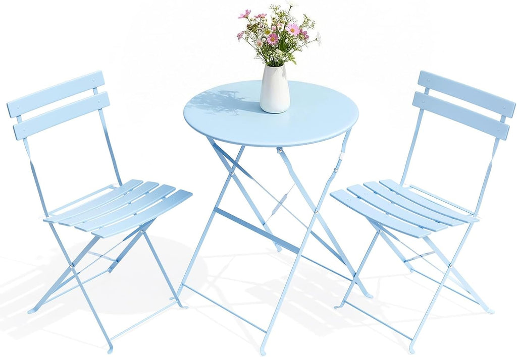 LIFERUN 3-Piece Folding Bistro Set