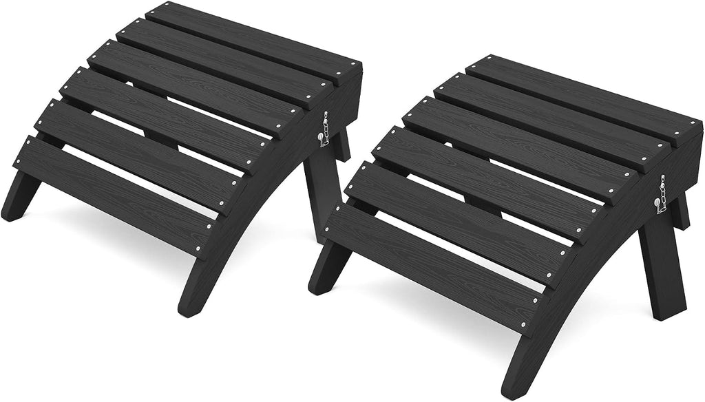 Folding Adirondack Ottomans Set of 2