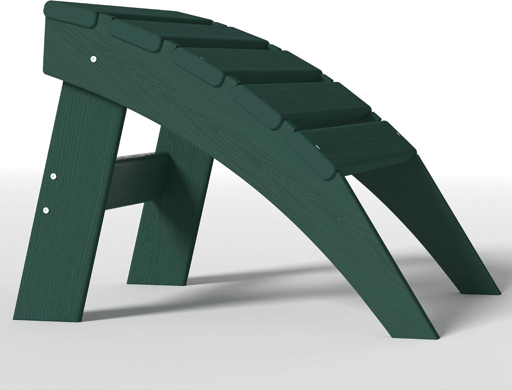 Plawdlik HDPE Folding Adirondack Ottoman