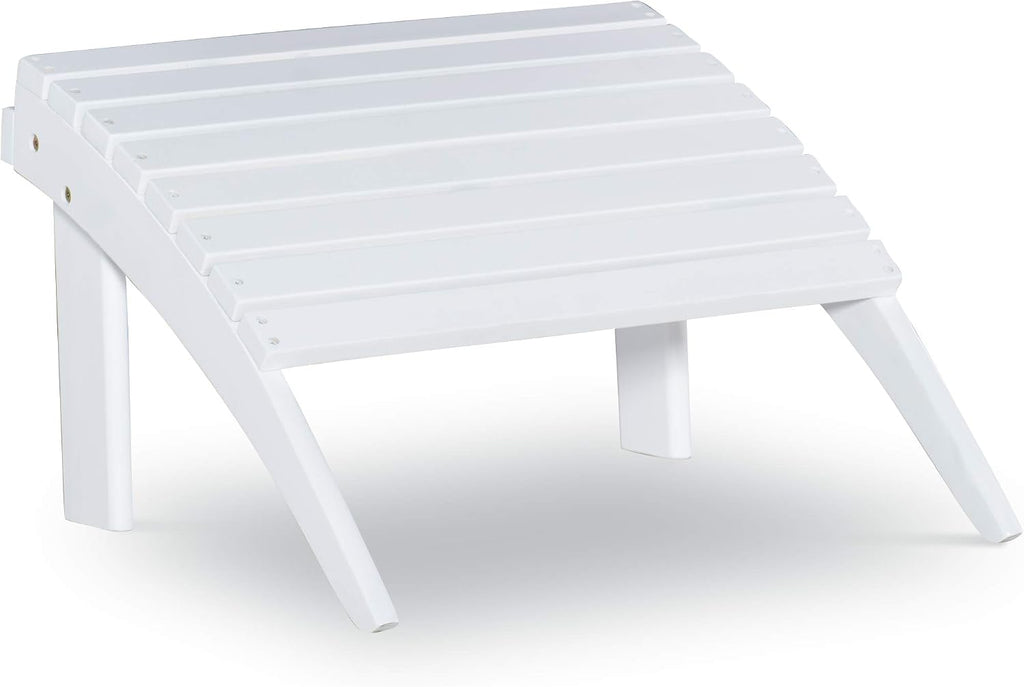 Linon White Adirondack Ottoman
