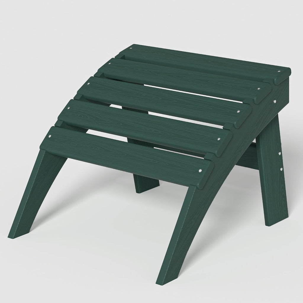 Plawdlik HDPE Folding Adirondack Ottoman