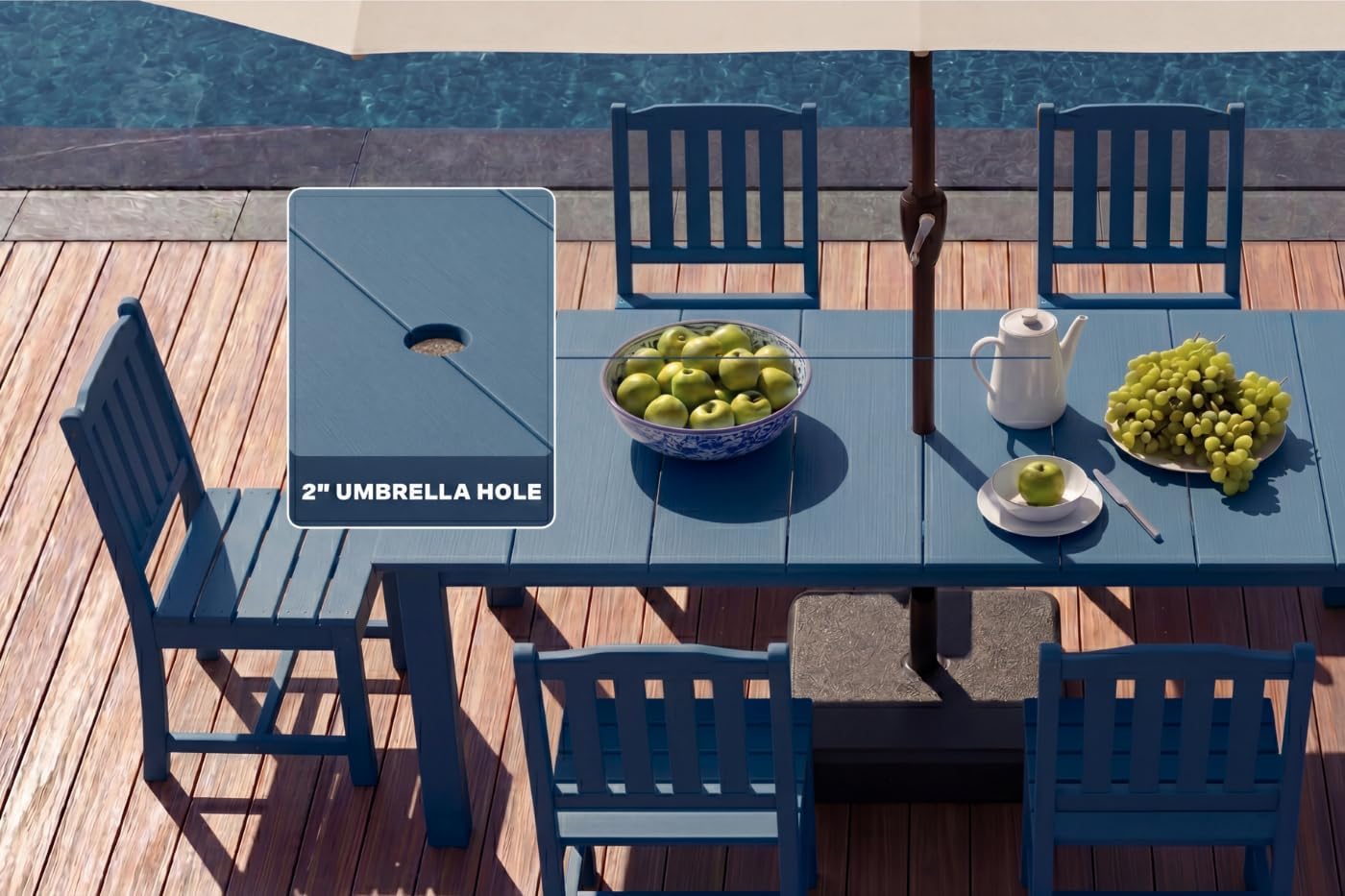 Perli 5-Piece Outdoor Dining Set