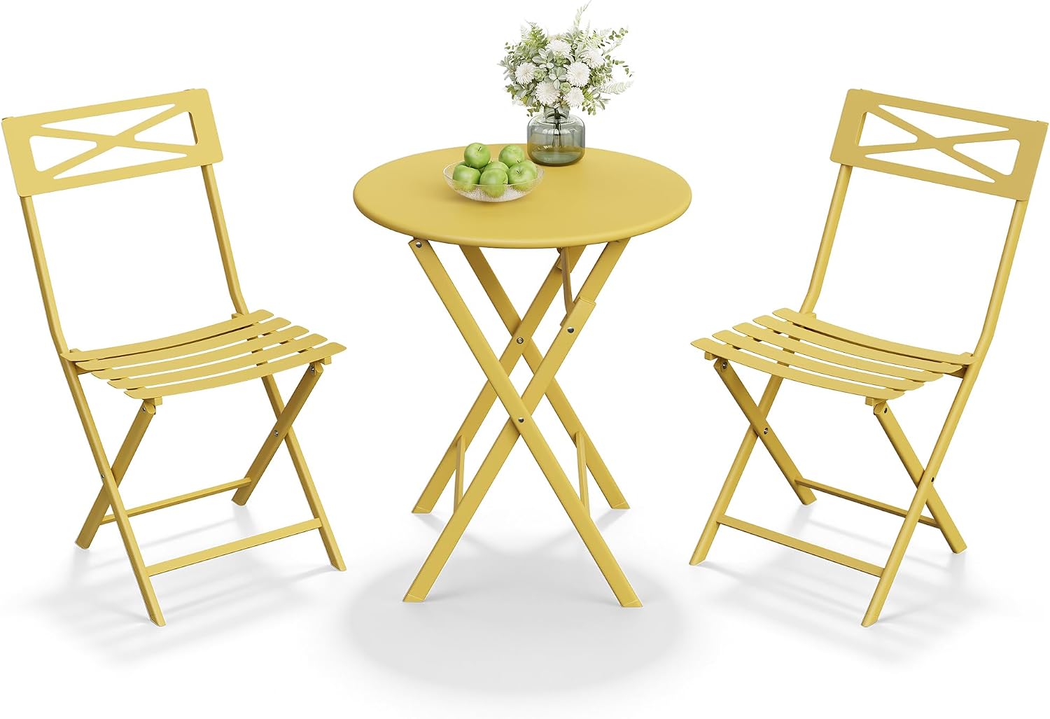 GarveeTech 3-Piece Folding Bistro Set