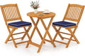 HAPPYGRILL 3 Pieces Patio Bistro Set