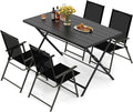 Tangkula 5 Pieces Foldable Dining Set