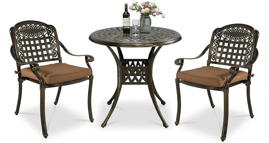 VIVIJASON 3-Piece Patio Bistro Set