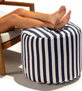 Jaxx Spring Striped Bean Bag Pouf Ottoman