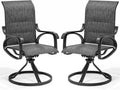 LOUVIXA 2 Pack Swivel Rocking Patio Chairs