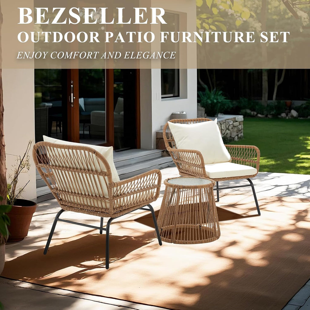 Bezseller 3pc Modern Boho Patio Set