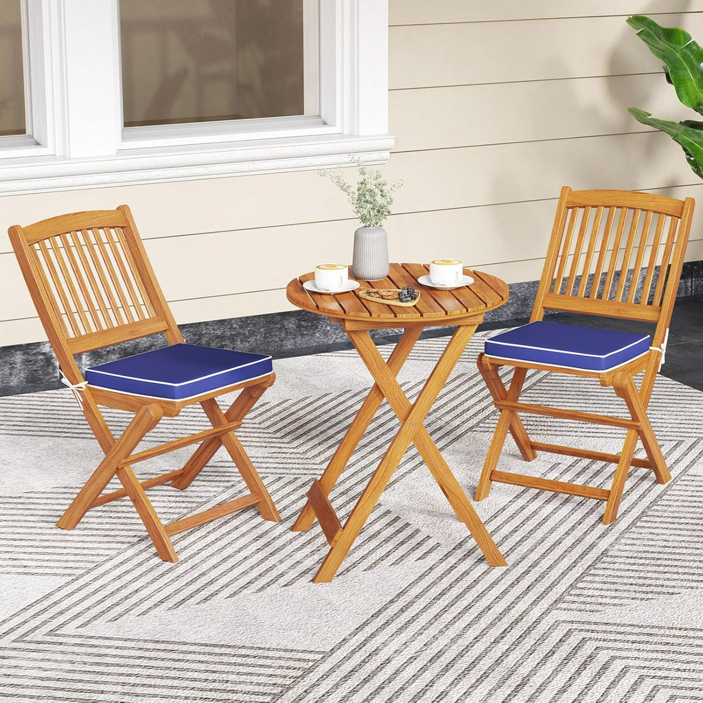 HAPPYGRILL 3 Pieces Patio Bistro Set