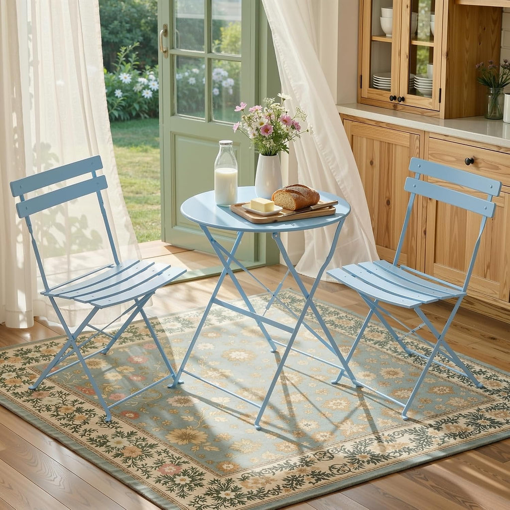 LIFERUN 3-Piece Folding Bistro Set