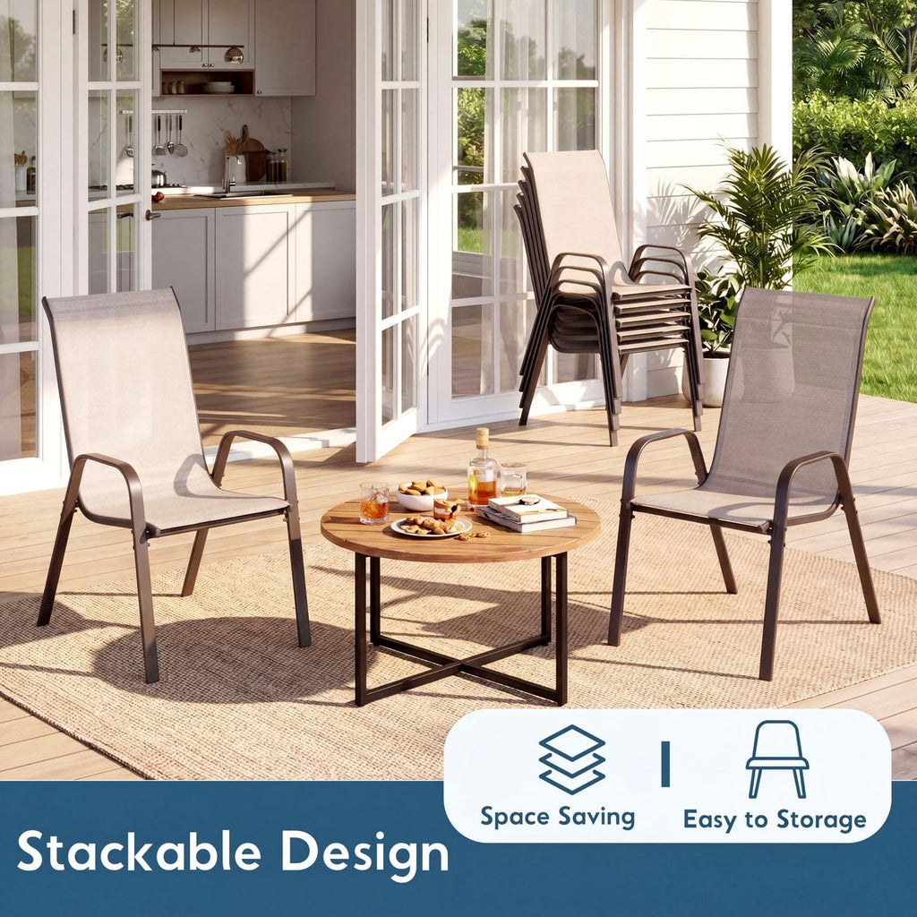 Arlopu 5 Piece Patio Dining Set
