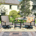 NATURAL EXPRESSIONS 3pc Swivel Glider Bistro Set