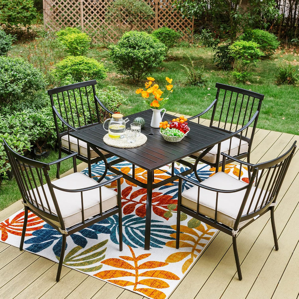 Sophia & William 2 Pack Swivel Patio Chairs